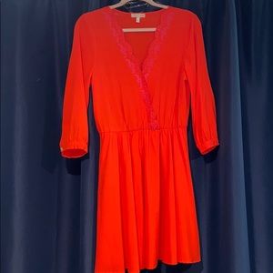 Bright and flirty cocktail dress.